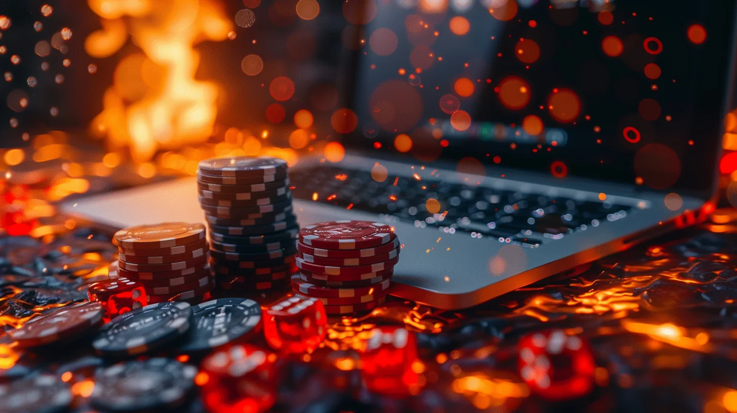 Layar permainan dengan panel angka dan kartu bingo